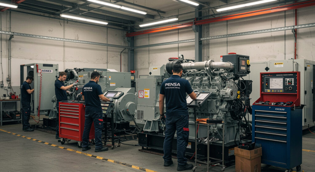 freepik a modern diesel generator repair and maintenance w 21113